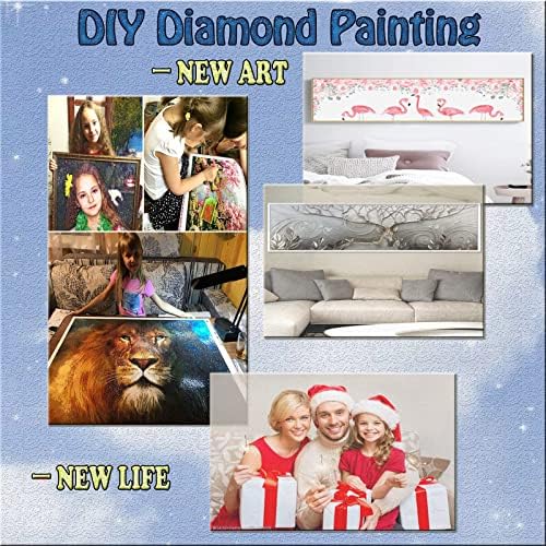 Kits de pintura de diamante para adultos, abstrato de diamante de parede de parede infantil tinta 5D iniciante