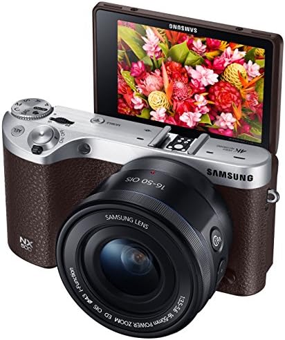 Samsung Electronics EV-NX500ZBMJUS NX500 28 MP Câmera de sistema Smart Compact Smart com lente