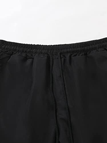 OSHHO Roupas de duas peças para homens camisa gráfica e shorts de cintura de cordão sem tee