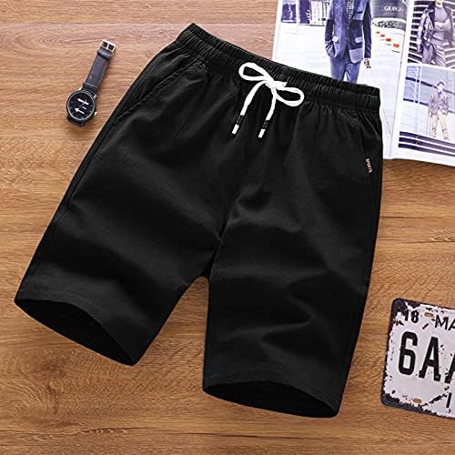 Badhub Men's Lounge shorts com bolsos profundos de camisa de jersey de jerseys shorts para corrida,