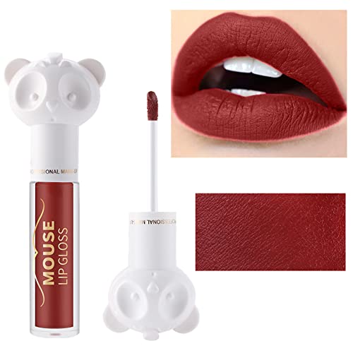12 Cores Veludo opcional Mattes Lip Soft Glaze Hidratante Fácil de colorir Lip Lip Lip Gloss Longa Lip Lip Gloss