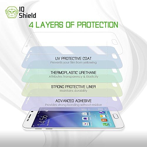 IQ Shield Full Corporal Skin Compatível com Samsung Galaxy Tab S4, inclui protetor de tela transparente Liquidskin HD e filme anti-bubble