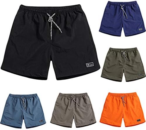 Qinnyo chaque shorts para homens calças curtas boxer soild color nwim sunks esportes academia calcinha