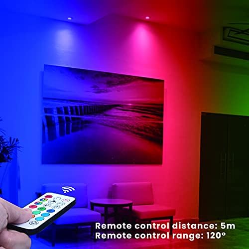 Klarlight MR16 3W Alteração de cor Spotlight LED com controle remoto - AC/DC 12V GU5.3 Base RGBW