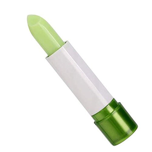 Lujun Temperature Color Alterar batom, batom de aloe vera, batom de geléia transparente hidratante hidratante hidratante maquiagem labial verde