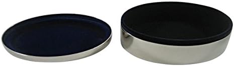 Caixa de joalheria de bugigangas oval de pendente de textura tonificada em tonificação prateada