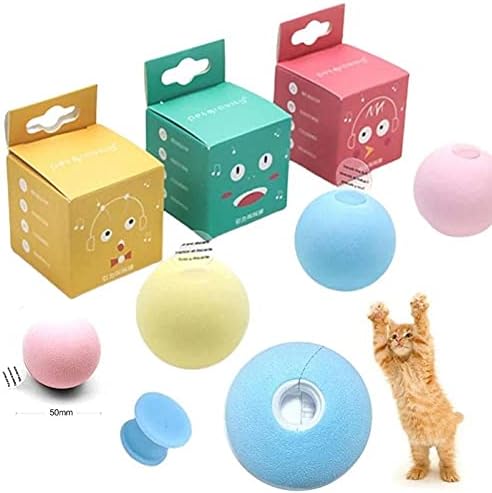Hai Lan Cat Bola interativa com Catnip Animal Sons Real Sons Real Sop e Catnip Ball Toy para Catnip Ball