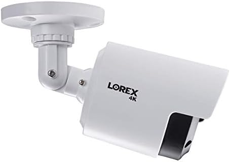 Sistema de câmera de segurança 4K LOREX, Ultra HD Indoor/Outdoor Analog Wired Bullet Câmeras com vigilância de detecção de movimento, visão noturna em cores e compatibilidade de casa inteligente, 1 TB 8 -DVR de canais, 8 câmeras
