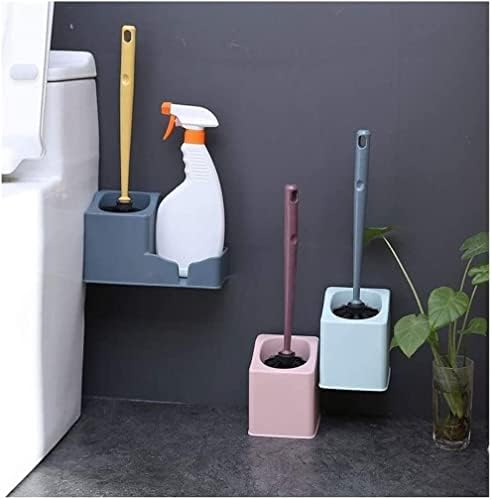Escova de vaso sanitário para escova de vaso sanitário e suporte do banheiro, montado na parede