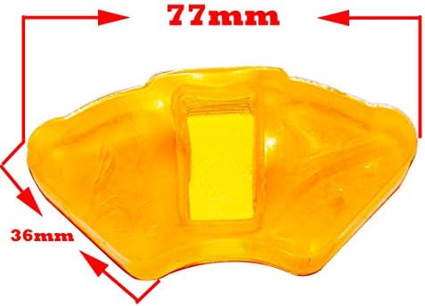 Bucha de cubo de borracha de amortecimento amarelo para amortecedor de bicicleta suja Bajaj Dirt Runner Dr70