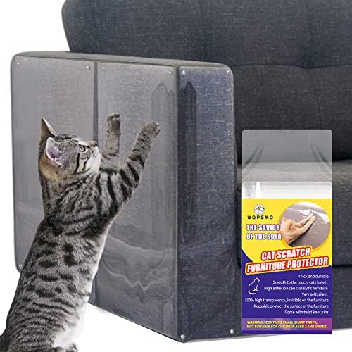 Protetores de móveis de arranhões de gatos para sofá, portas, protetores de sofá transparentes de serviço pesado