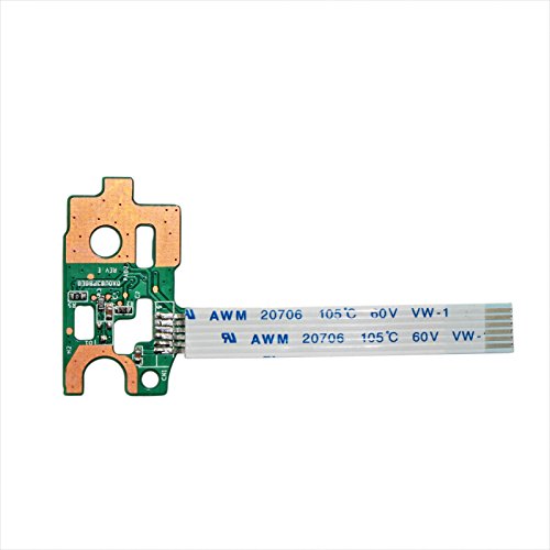 Placa de botão de comutador de energia Zahara com substituição de cabo de fita para HP Pavilion 14-N