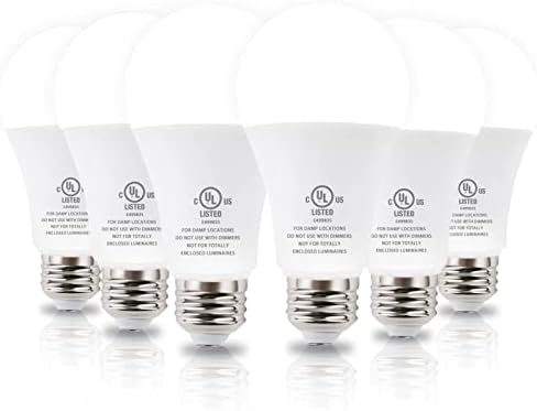 Lâmpadas de Jackonlux Dusk para Dawn Bulbos Automáticos Automático On/Off Bulbo 8W E26 5000K economia de energia do dia para entrada de garagem para varanda