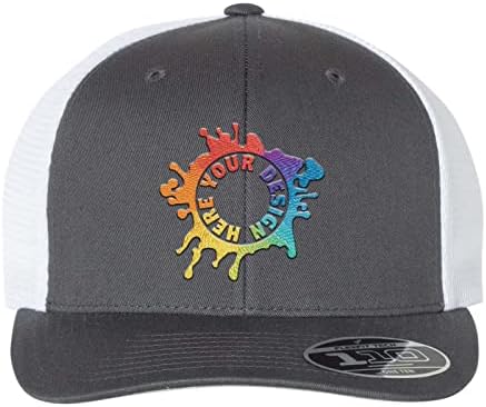 Mato & Hash Hats personalizados com meu logotipo | Chapéu bordado para negócios | Trucker FlexFit 110m