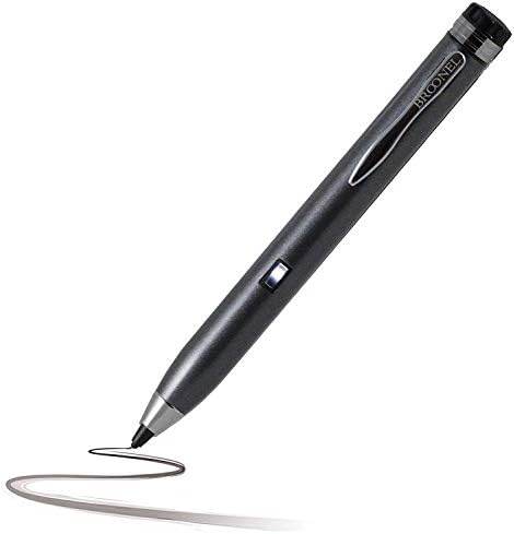 Broonel Grey Point Fine Digital ativo caneta de caneta compatível com o HP Elitebook X360 830 G6 13,3