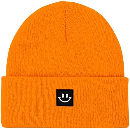 Komorebi Smile Face grades para homens chapéus de inverno femininos
