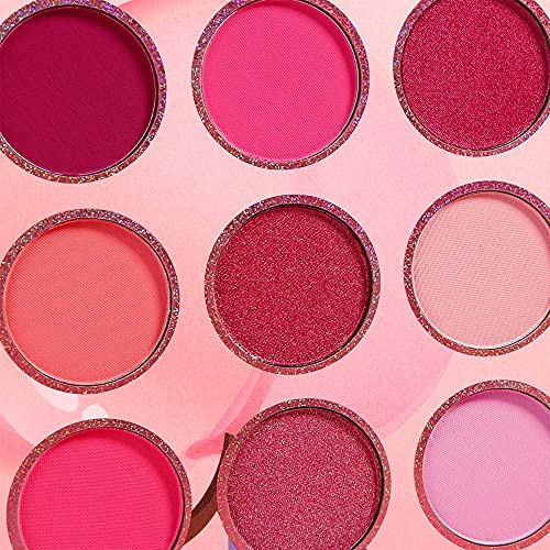 Paleta de sombra roxa rosa de'lanci maquiagem 12 cores, tom pigmentado de sombra de olho fosco pigmentado,