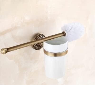 Pincel de vaso sanitário e suporte de escova de vaso sanitário criativo criativo de parede retro pincel de capa