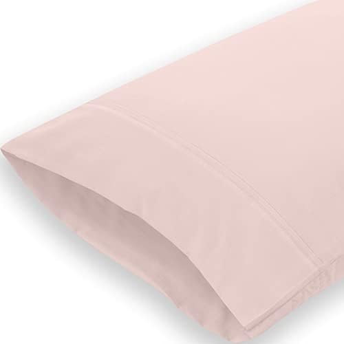ROYALE LINHENS RAINHA PROFENHAÇÃO DE 2 - CAMA CAPA DE CACA - 20 x 30 - travesseiros rosa - 1800 Microfibra escovada, rugas e desbotamento - Soft & Cozy- Size queen -size travesseiro de tamanho