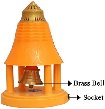 Aashita criações espirituais Brass Pooja Bell para casa com parede