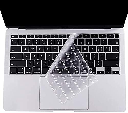Mosis Ultra Thin TPU Tecla de teclado Somente compatível com MacBook Air 13 polegadas 2021 2020 Liberação A2337