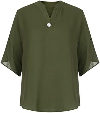 Camisa de blusa de manga curta para meninas verão outono macio roupas confortáveis ​​v pescoço chiffon blusa