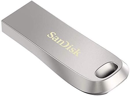 Sandisk Ultra Luxe 512 GB USB 3.1 Flash Drive funciona com computador, laptop, 150MB/S 512 GB Pendrive de alta velocidade All Pacote de acionamento de armazenamento de metal com tudo, menos Stromboli, cordão