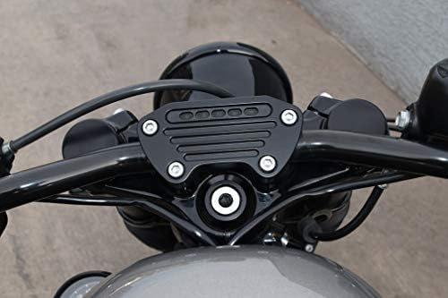 Jbsporty ♤ Harley Davidson ♤ Black Out Vinyl Fork Kit com tampas de smoothie Bolt ♧ -2020 Sportster 48 Bobber Cruiser Quarenta e Oito