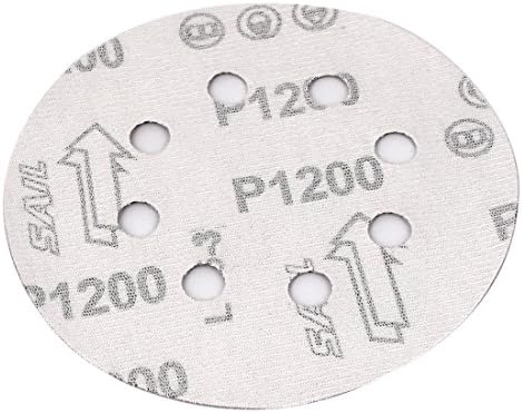 Aexit Glass Landing Discs Plate Retinging 1200 Grit 8 Buracos Gancho e Lixagem de Lixagem Discos Discos 10pcs