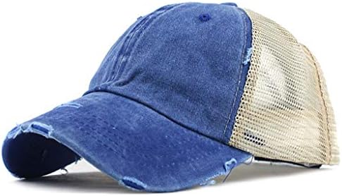 MANHONG UNISISEX Trucker Messy Athletics Baseball Hat Fitness Visor Burs Buns Hat Hat Baseball Caps