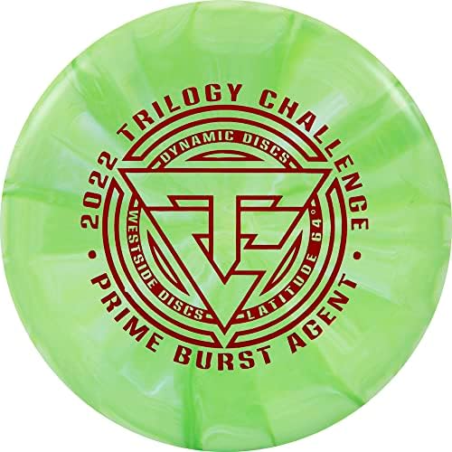 Dynamic Discs Edição Limitada 2022 Desafio de Trilogia Prime Burst Agent Putter Golf Disc [cores variam]