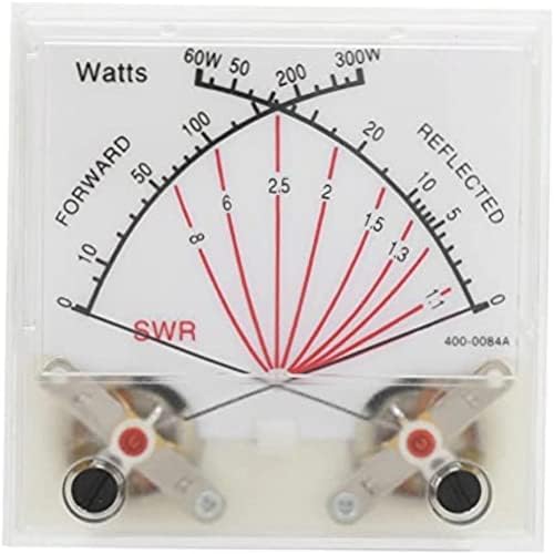 Meça com precisão energia de RF com o medidor SWR/Watt de agulha transversal de banda dupla -