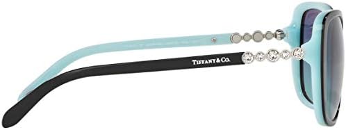 Tiffany & Co. TF 4121B - 80559S Moldura preta, lentes azuis, 55 mm