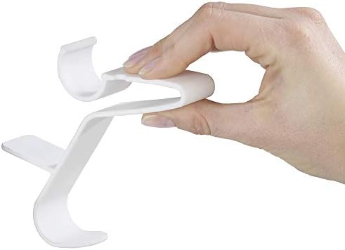 Gaun Hook for Towel Radiator Universal Flexi, ABS, branco, 2,5 x 8,5 x 13,5 cm
