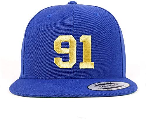 Trendy Apparel Shop número 91 Gold Thread Bill Snapback Baseball Cap