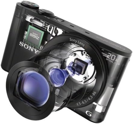 Sony DSC-WX300/W 18 MP Câmera digital com 20x de zoom estabilizado de imagem óptica e LCD de 3 polegadas