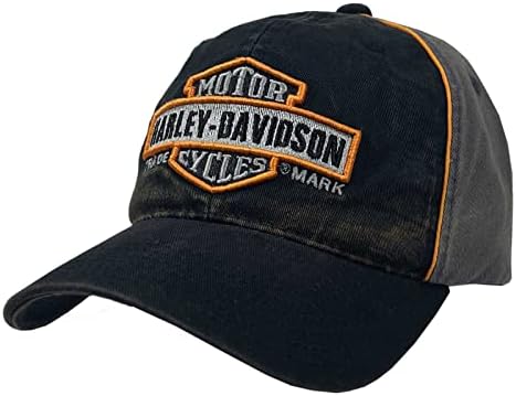 Marca registrada bordada masculina da Harley-Davidson Cap preto