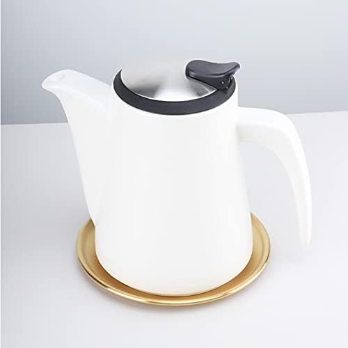 Kettle fria cerâmica do jarro com alça anti-escaldamento leve arremessador de alta temperatura para chá de