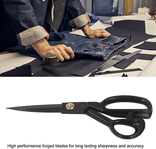 Tgoon Fabric Scissors Profissional, ferramenta de corte Blades incisivas High Manganês Aço à prova de ferrugem Ergonomic Scissors para couro para couro