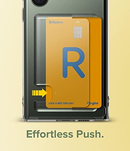Ringke Fusion Card [carteira transparente] Compatível com o caso Samsung Galaxy S23 Ultra 5G, de