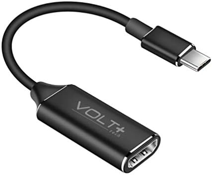 O kit Volt Plus Tech HDMI 4K USB-C funciona para o adaptador profissional OnePlus 7T com saída digital 2160p,