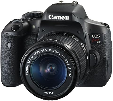 Canon DSLR Câmera EOS KISS X8I LENS KIT EF-S18-55MM F3.5-5.6 IS STM VEM KISSX8I-1855ISSTMLK [Versão internacional, sem garantia]
