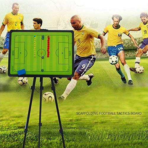 Conselho de treinamento de táticas magnéticas de futebol WGWIOO, quadro de estratégia de futebol dobrável