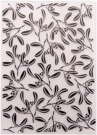 Bem -vindo ao Joyful Home 1pc Folhas de Folhas de fundo Pasta de relevo para fazer cartões Floral Diy Scrapbooking Card Patrocer Diy Modelo de decoração artesanal MOLD 11x16cm