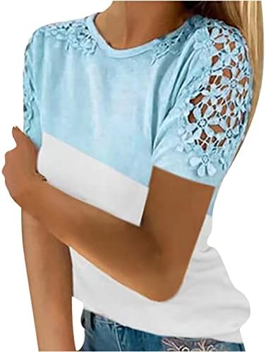 Camista da blusa de outono de verão para meninas adolescentes de manga curta de pêlo de pêlo de pêlo de