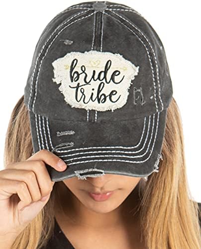 Funky Junque Womens Bride Tribe Baseball Cap I Fee Bachelorette Wedding Party Hat
