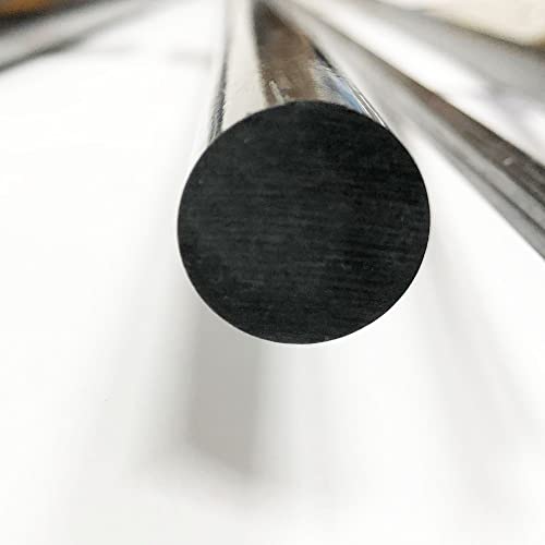 Karbxon - haste redonda de fibra de carbono - 6 mm x 1000 mm - haste sólida redonda pultrudada - acabamento