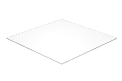 Folha texturizada de falken Design ABS, branco, 18 x 40 x 1/16