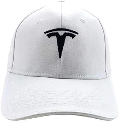 Tesla Car Logot Baseball Cap bordou o chapéu de pai de algodão estruturado para homens