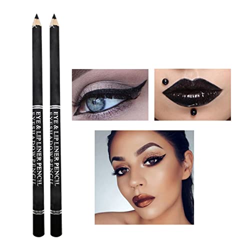 Eyeliner adesivo de gato Eyeliner lápis Eye Shadow lápis Lipstick múltiplo funções podem ser usadas